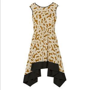 Diane von Furstenberg Print Silk Dress NWT